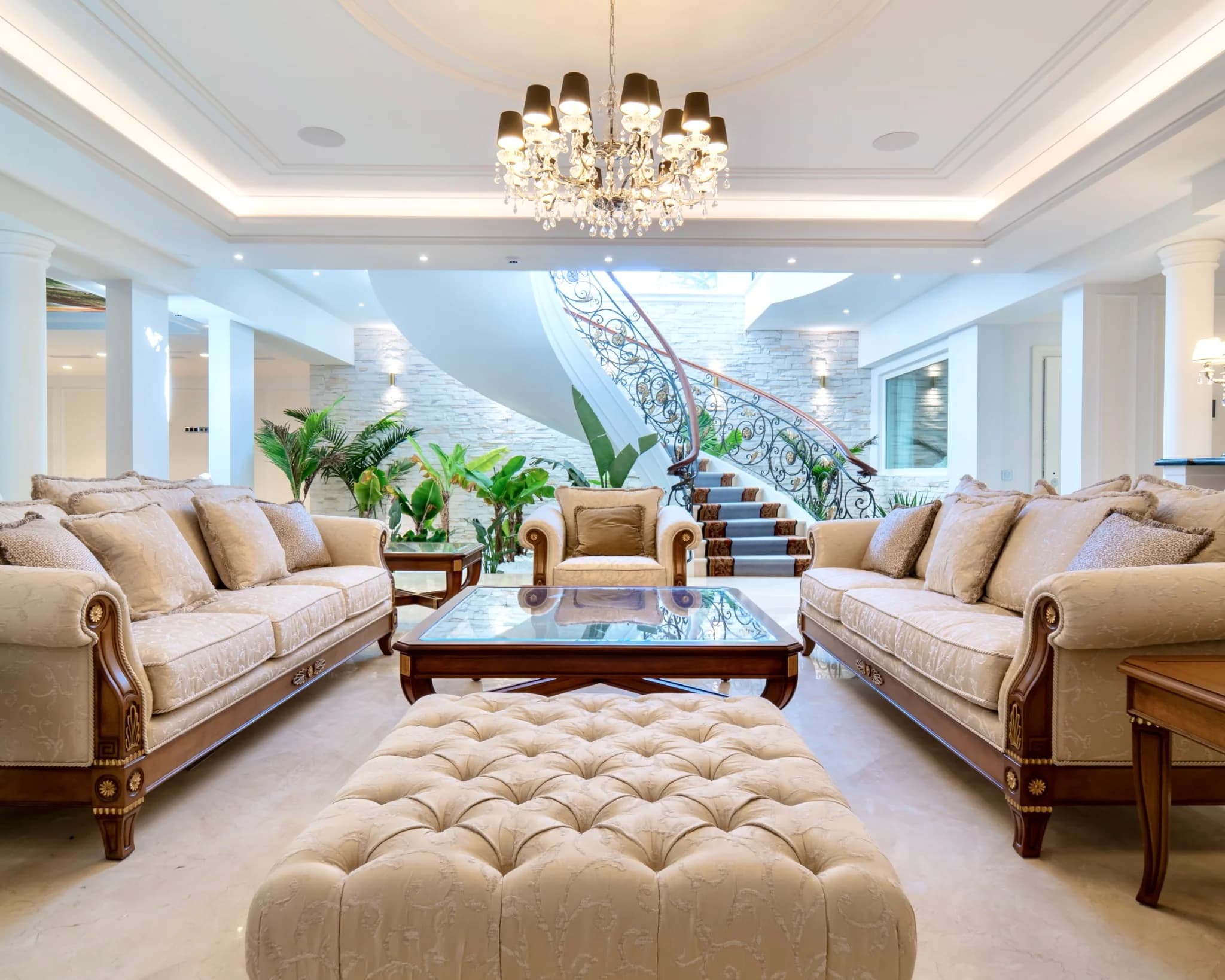 Lower Lounge at Villa Palace de Lys