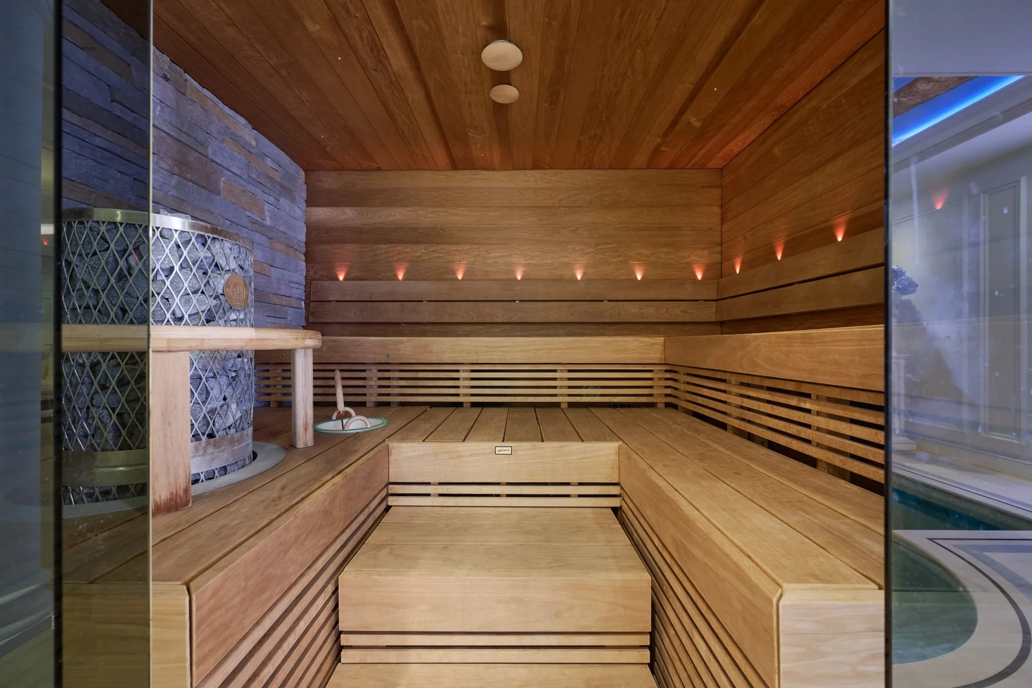 Sauna at Villa Palace de Lys